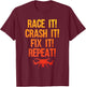 Funny Drone Art Women Boys Drone Racing Drone Pilot T-Shirt - T-Shirt | Maroon