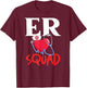Emergency Room Technician ER Nurse Hospital Department T-Shirt - T-Shirt | Maroon