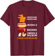 Chillin' With My Homie Chicken Wing Hotdog Bologna Macaroni T-Shirt - T-Shirt | Maroon