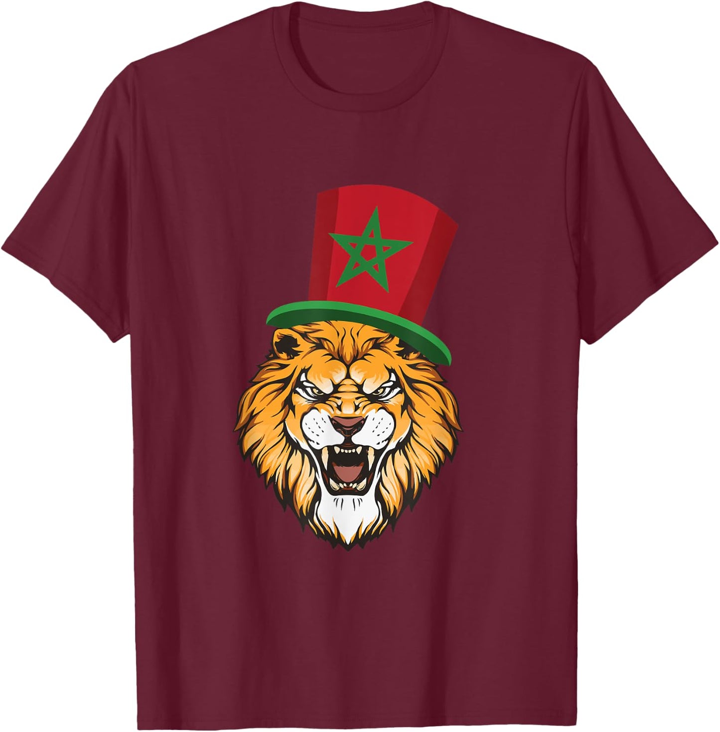 Morocco Flag Moroccan Soccer Supporter women kids T-Shirt - T-Shirt | Maroon