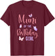 Mimi of The Birthday Girl Butterfly Party Matching Family T-Shirt - T-Shirt | Maroon