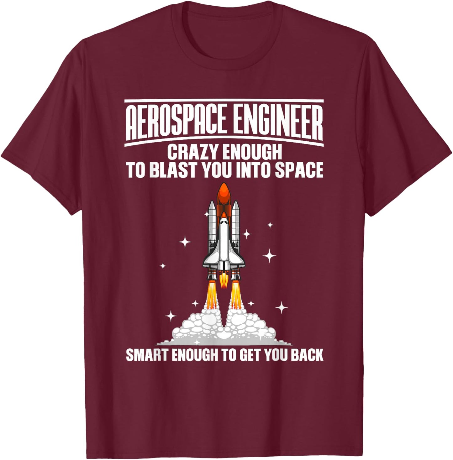Cool Aerospace Engineer Art Women Aeronautical Space T-Shirt - T-Shirt | Maroon