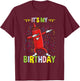 Its My Birthday Ketchup T-Shirt - T-Shirt | Maroon