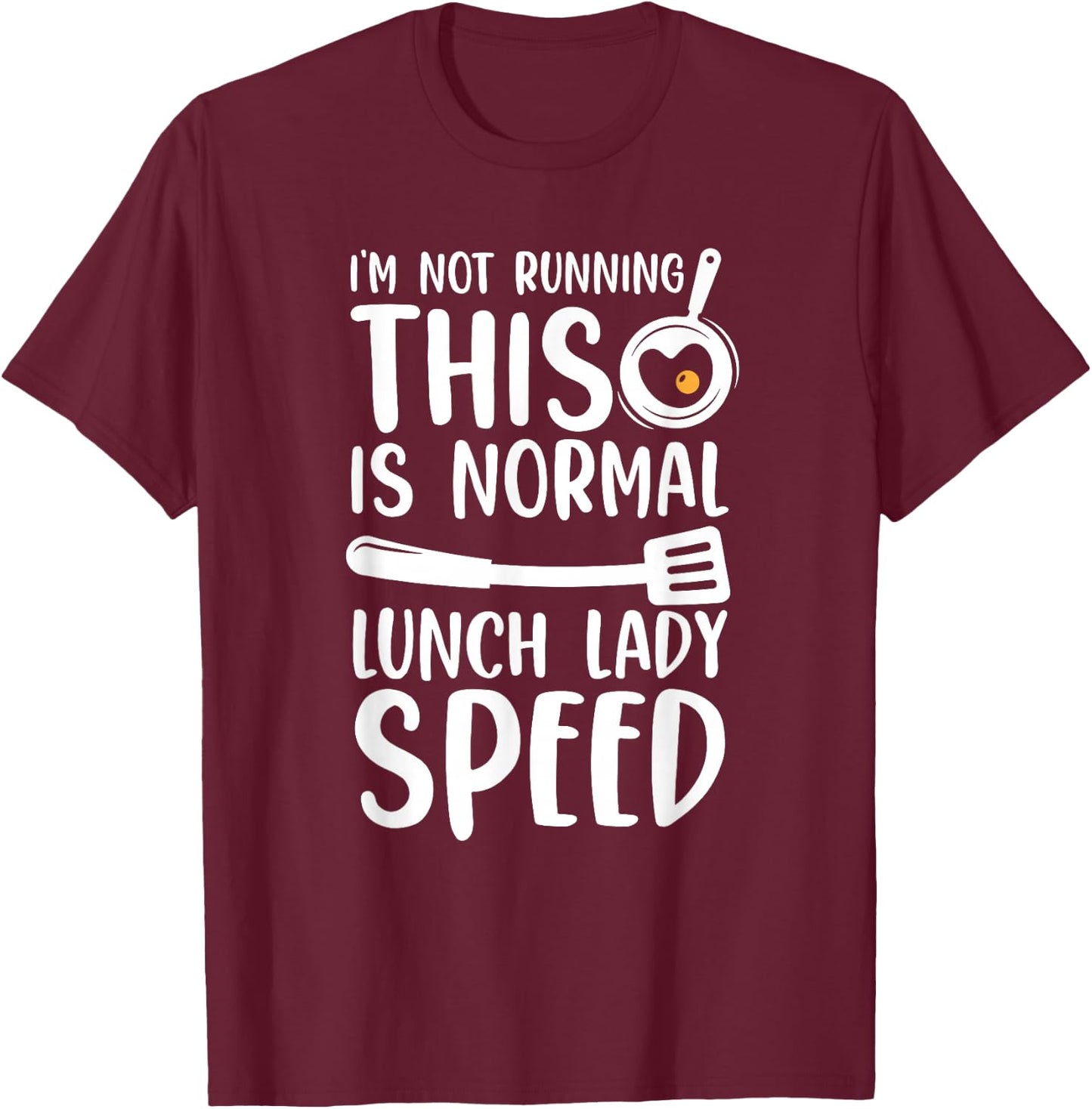 Cafeteria Employee - School Canteen T-Shirt - T-Shirt | Maroon