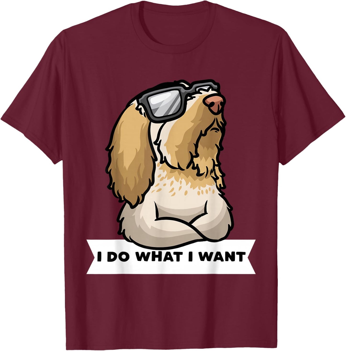 Spinone Italiano Stubborn Dog Italian Spinone Bracco Spinoso T-Shirt - T-Shirt | Maroon