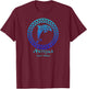 Antigua, West Indies Vintage Retro Tribal Dolphin Vacation T-Shirt - T-Shirt | Maroon