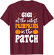 Gigi Of The Cutest Pumpkins In The Patch Halloween T-Shirt - T-Shirt | Maroon