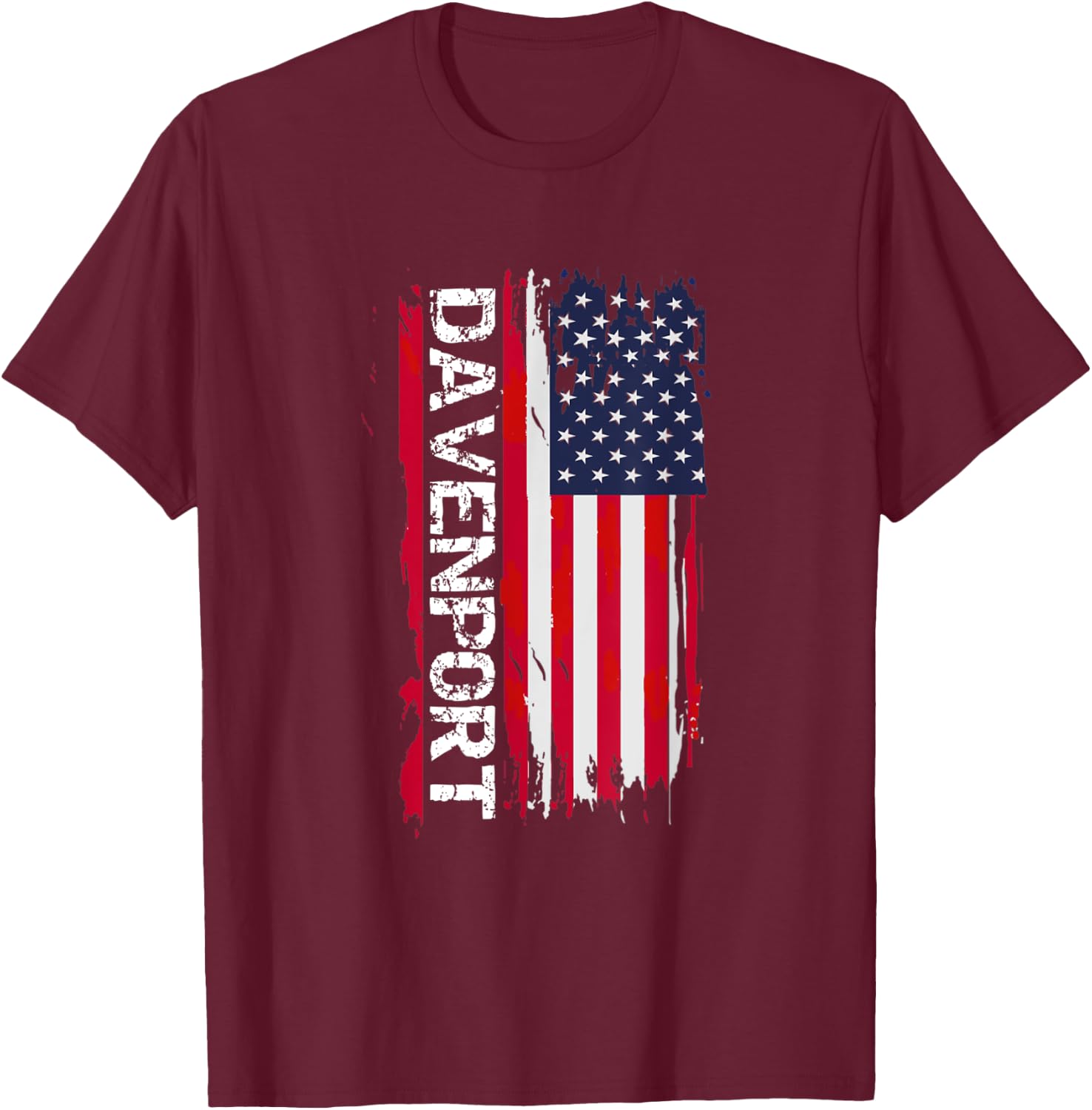 Davenport City T-Shirt - T-Shirt | Maroon