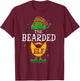 The Bearded Elf Group Matching Family Christmas Daddy Funny T-Shirt - T-Shirt | Maroon