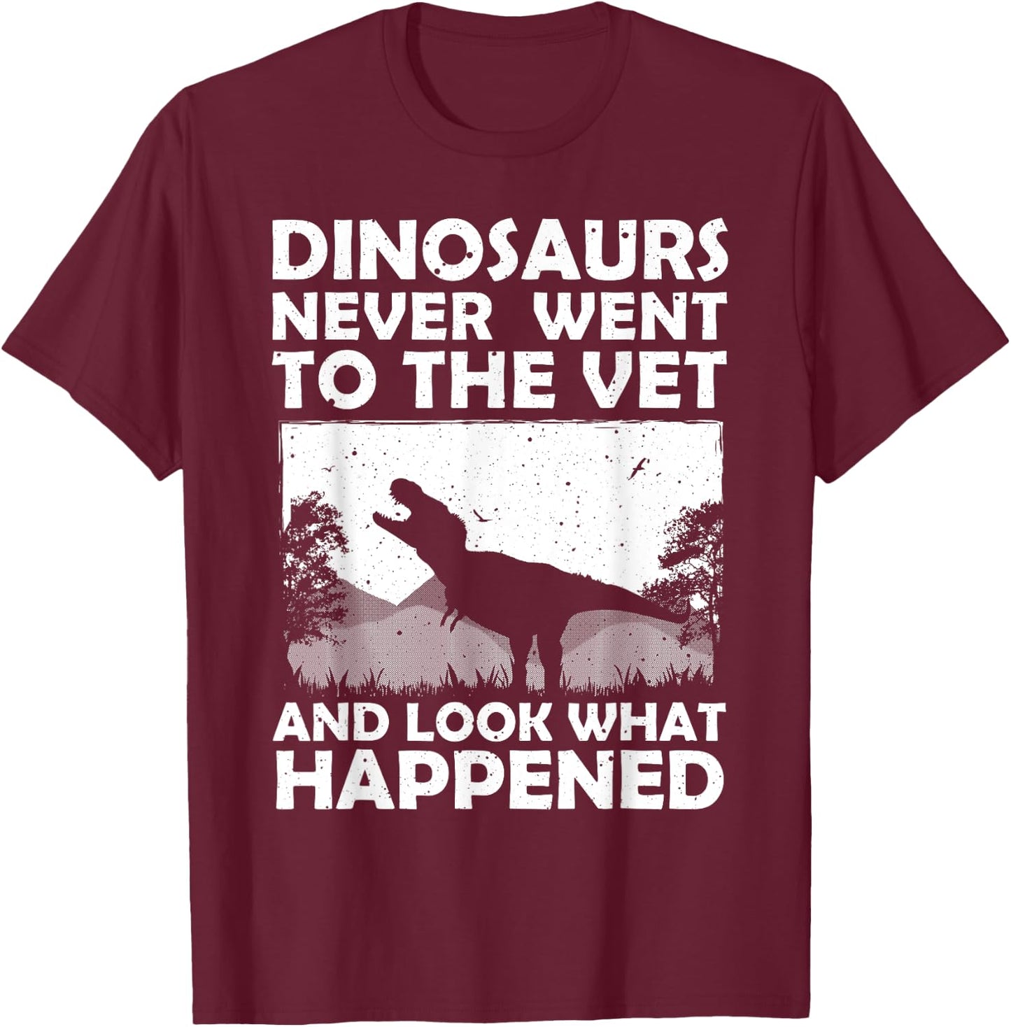 Funny Veterinary Women Zoo Technician Vet Assistant T-Shirt - T-Shirt | Maroon