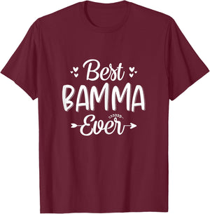 Best BAMMA Ever - Mom, BAMMA Grandma mother's day T-Shirt - T-Shirt | Maroon