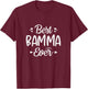 Best BAMMA Ever - Mom, BAMMA Grandma mother's day T-Shirt - T-Shirt | Maroon
