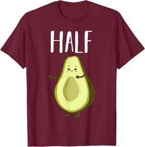 Better Half Avocado Matching Couple Anniversary Wedding Keto T-Shirt - T-Shirt | Maroon