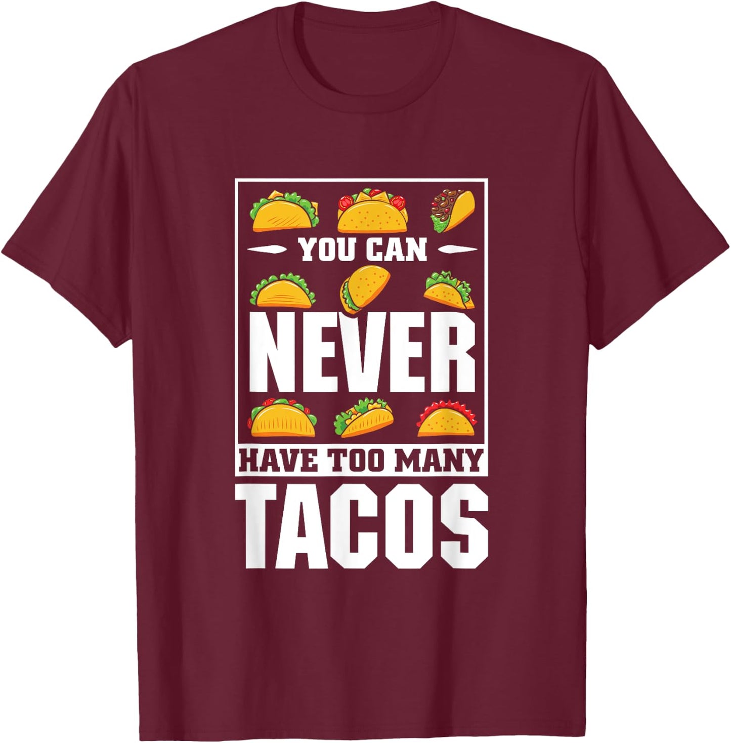Cinco De Mayo Taco Costume Adult Taco Pajamas Kids T-Shirt - T-Shirt | Maroon