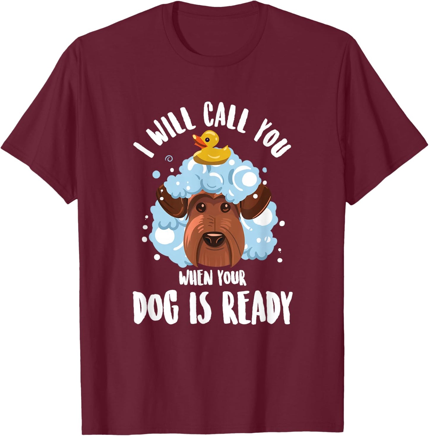Funny Pet Grooming Dogs Owner Lover Dog Groomer Puppies T-Shirt - T-Shirt | Maroon