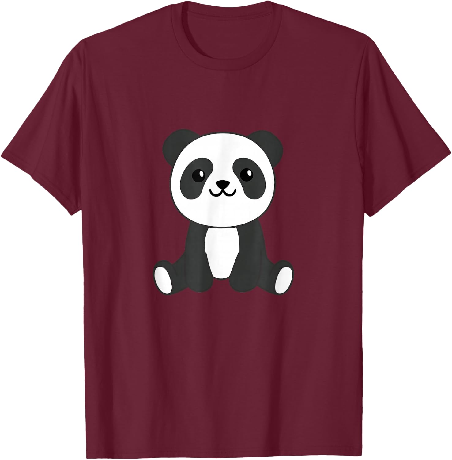 Panda Cute Animals For Kids Baby Panda Cute Panda T-Shirt - T-Shirt | Maroon