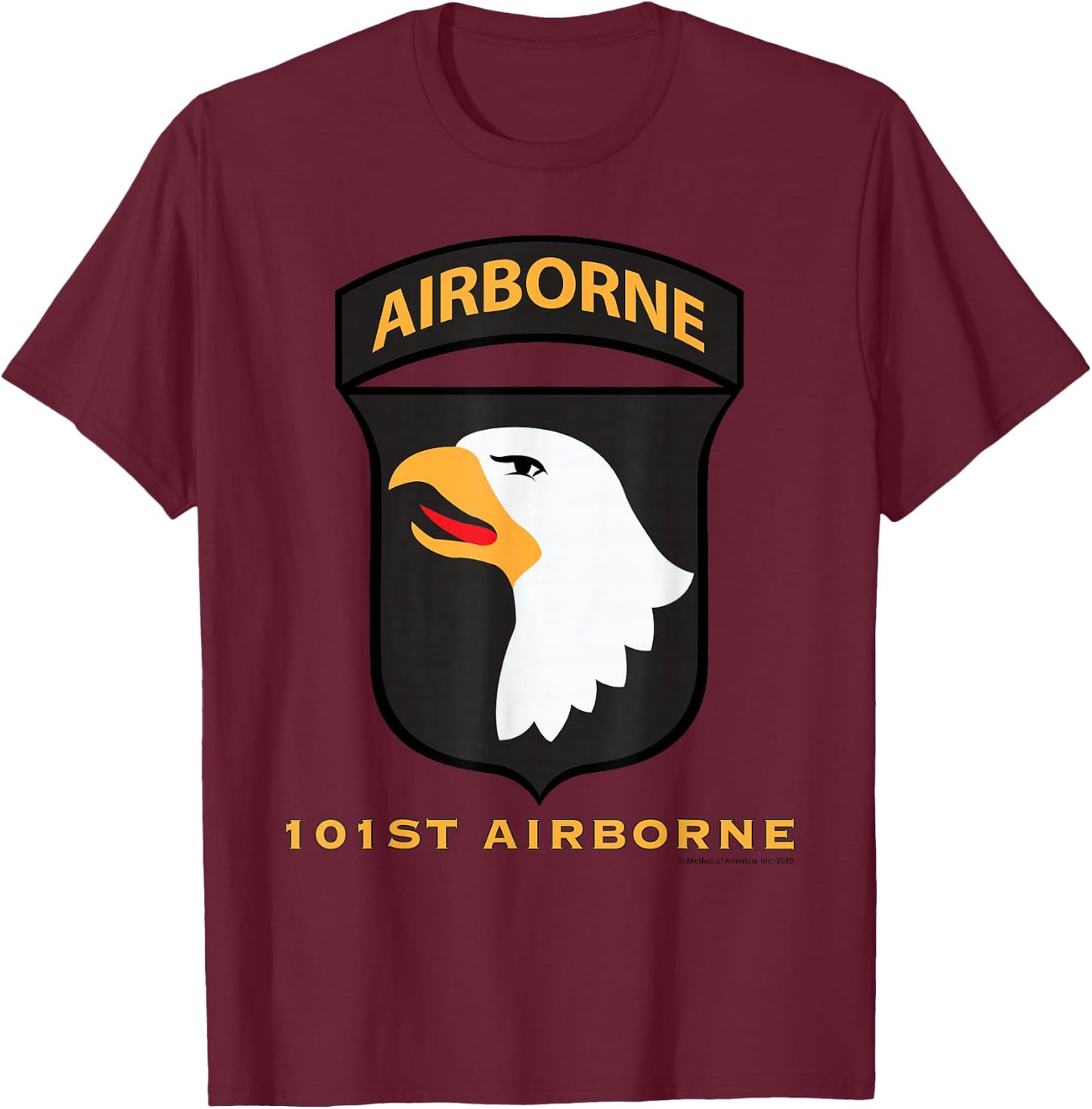 Airborne 101st Airborne T-Shirt - T-Shirt | Maroon