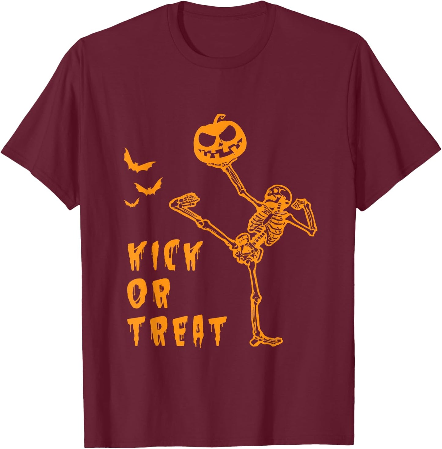Halloween martial art - Taekwondo, Karate, kungfu T-Shirt - T-Shirt | Maroon