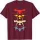 Drone Operator Quadcopter Racer FPV Racing Drone PIlot T-Shirt - T-Shirt | Maroon