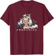 Frenchies | French Bulldog Dog Owner Women Men T-Shirt - T-Shirt | Maroon