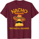 Nacho Average Mechanical Engineer Cinco de Mayo Fiesta T-Shirt - T-Shirt | Maroon
