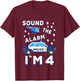 Sound the Alarm I'm 4 Police 4th Birthday T-Shirt - T-Shirt | Maroon