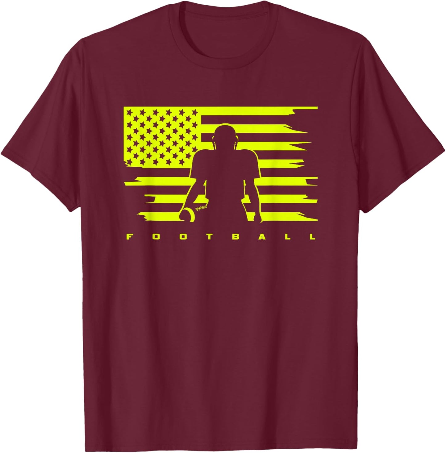 American Football Apparel - Football T-Shirt - T-Shirt | Maroon