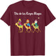 Dia De Los Reyes Magos T-Shirt - T-Shirt | Maroon