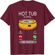 Hot Tub is calling - Garden Whirlpool Swimming Pool T-Shirt - T-Shirt | Maroon