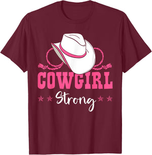 Cowgirl Barrel Racing Roping Horseback Riding Rodeo T-Shirt - T-Shirt | Maroon