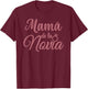 Mamá de la Novia, Spanish, Mother Of The Bride Madre Wedding T-Shirt - T-Shirt | Maroon
