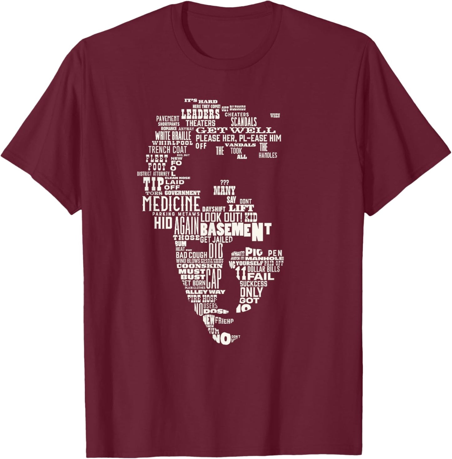 Bob Dylan - Which Way The Wind Blows T-Shirt - T-Shirt | Maroon