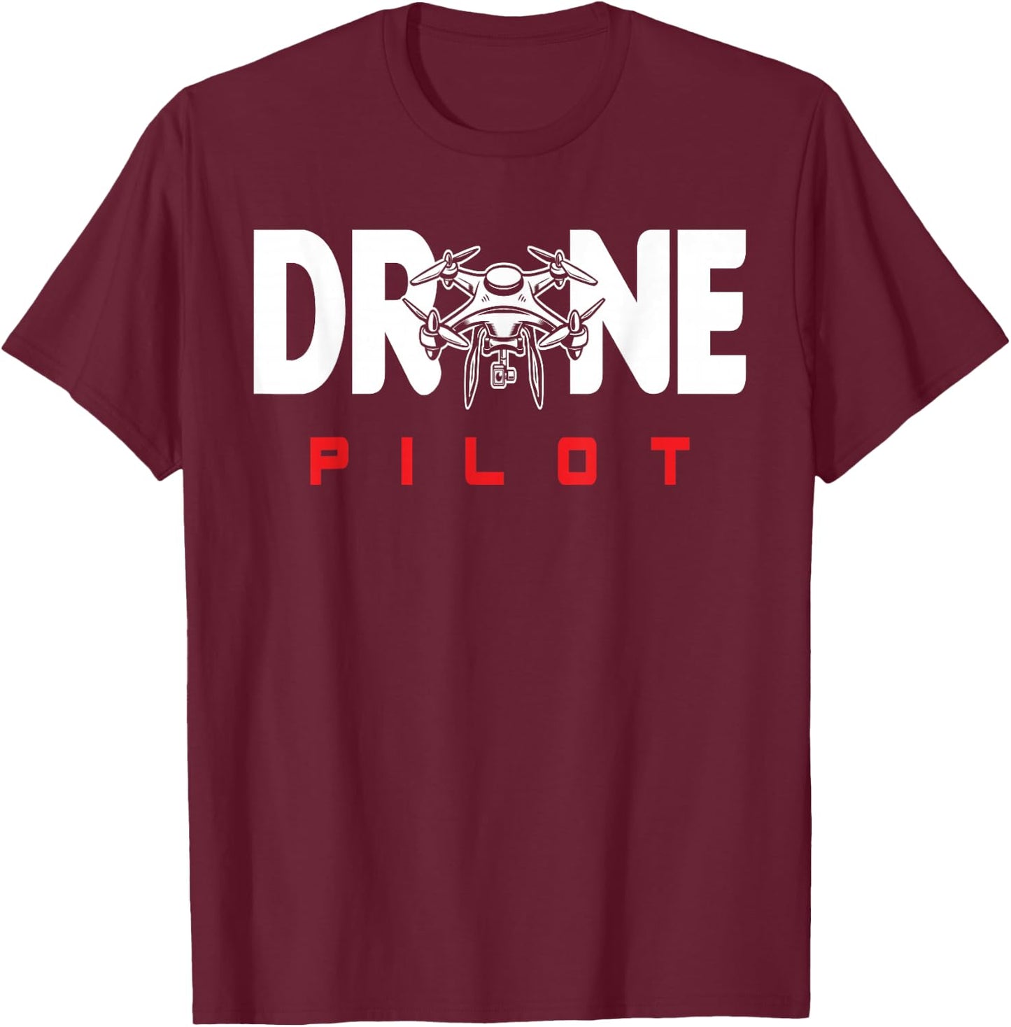 Drone Pilot T-Shirt - T-Shirt | Maroon