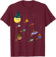 Funny Halloween Solar System Witch Planets - Space Astronaut T-Shirt - T-Shirt | Maroon