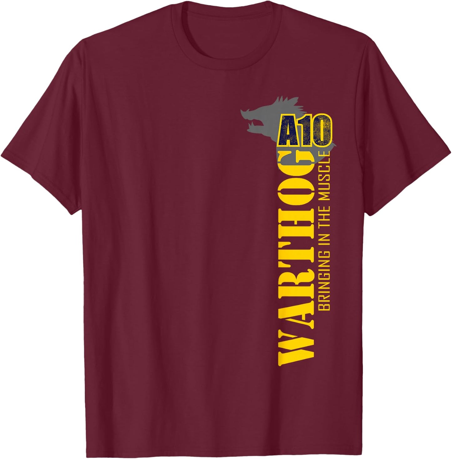 A-10 Warthog T-Shirt - T-Shirt | Maroon