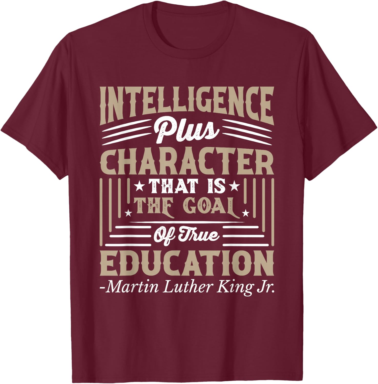 Martin Luther King Jr. T-Shirt - T-Shirt | Maroon