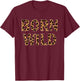 Born Wild Cheetah Animal Print Leopard Cat T-Shirt - T-Shirt | Maroon