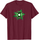 Green Lantern Green Glow T-Shirt - T-Shirt | Maroon
