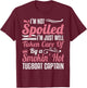 Tugboat Captain Wife Girlfriend Towboater -Taken By A Smokin T-Shirt - T-Shirt | Maroon