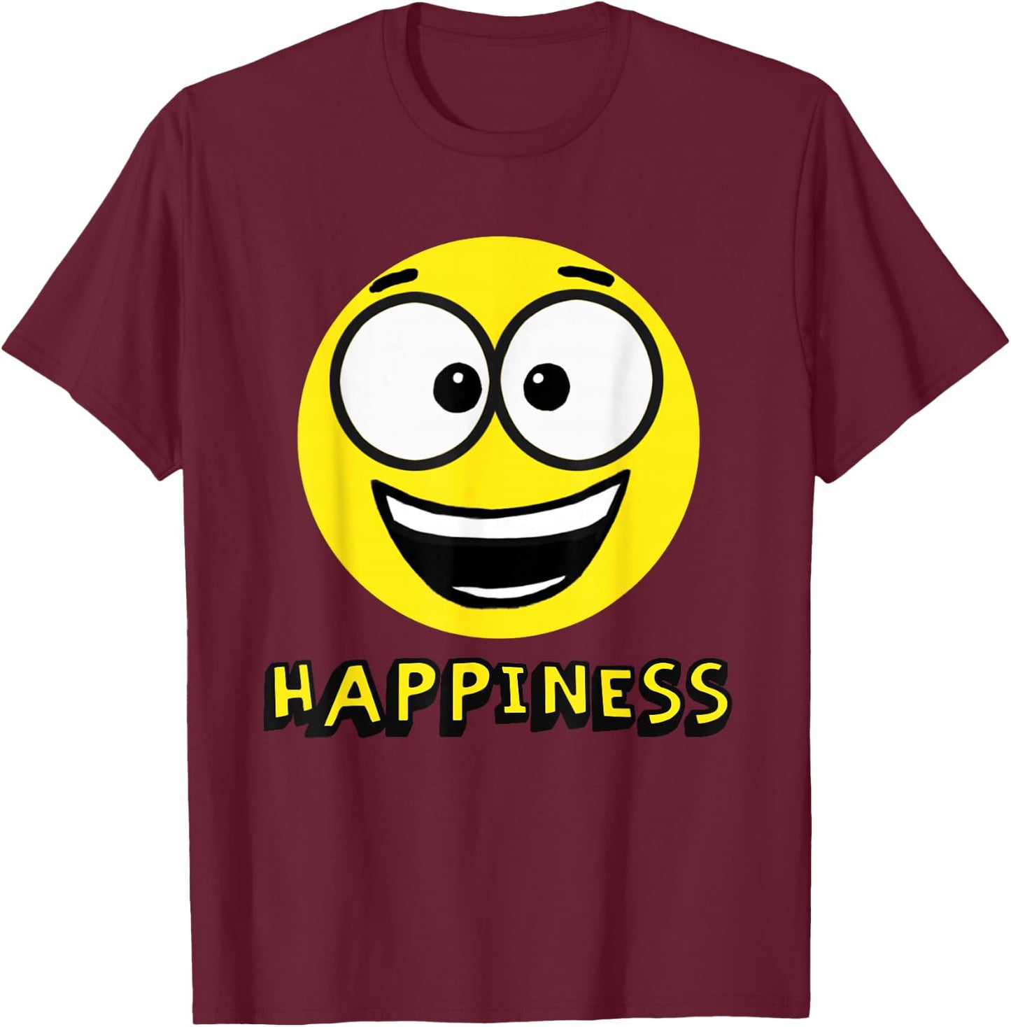 A Little SPOT of Happiness Version 2 T-Shirt - T-Shirt | Maroon