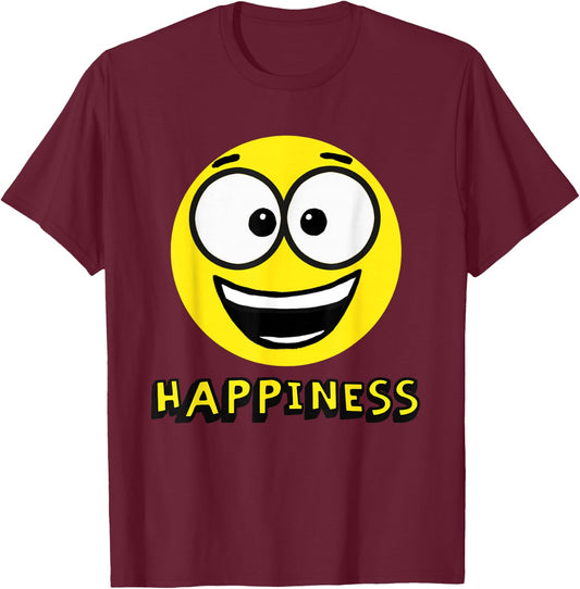 A Little SPOT of Happiness Version 2 T-Shirt - T-Shirt | Maroon
