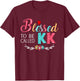 Grandma - Blessed to be called KK Colorful art T-Shirt - T-Shirt | Maroon