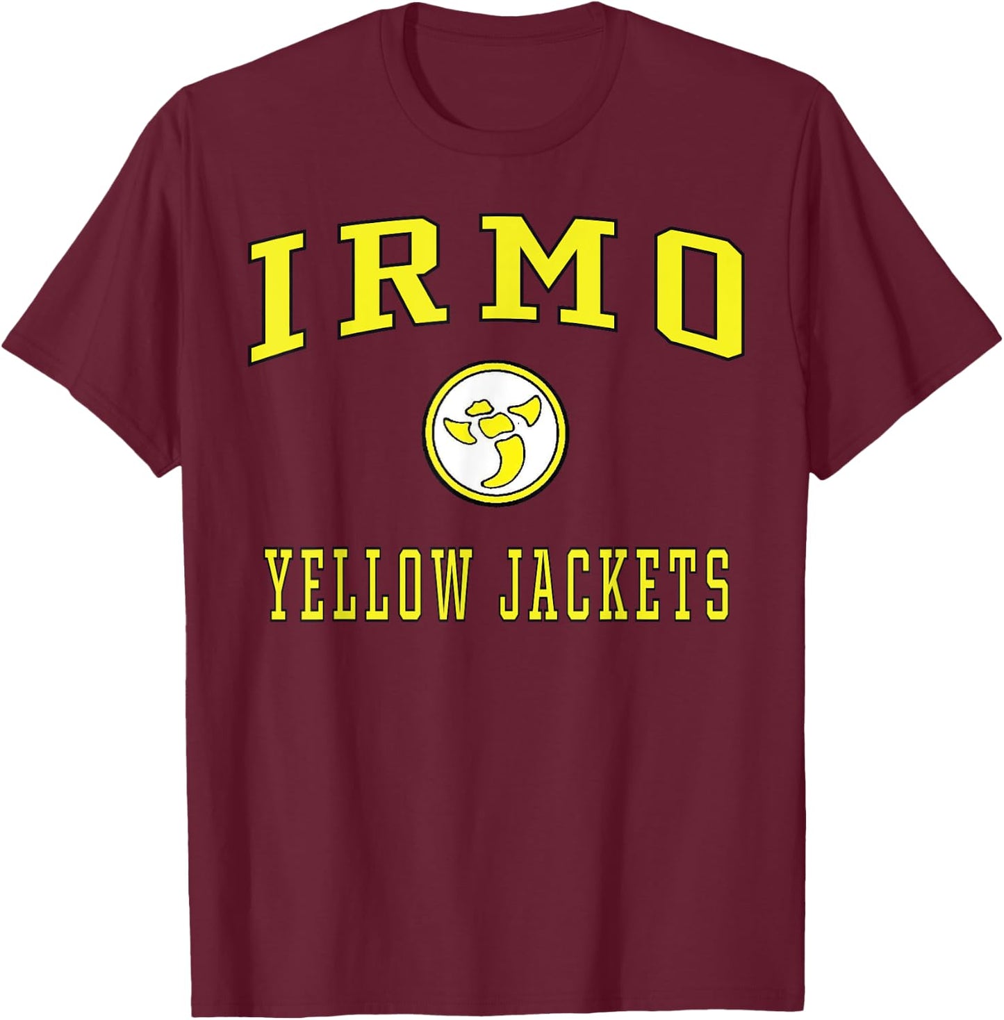 Irmo High School Yellow Jackets C1 T-Shirt - T-Shirt | Maroon