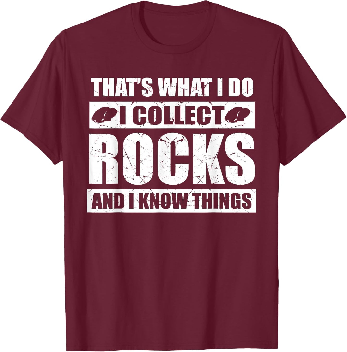 Funny Rock Collecting Rockhound Women Geology Rock Hounder T-Shirt - T-Shirt | Maroon