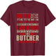 Butcher T-Shirt - T-Shirt | Maroon