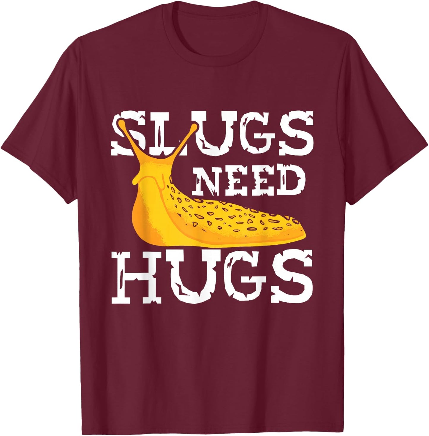 Banana Slug – Slug Species Science Banana Slug Expert T-Shirt - T-Shirt | Maroon