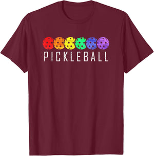 Pickleball Funny Paddle Sports Player Retro Vintage Gift T-Shirt - T-Shirt | Maroon