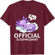 Axolotl Official Sleepingoutfit Pyjamas Ambhibie T-Shirt - T-Shirt | Maroon