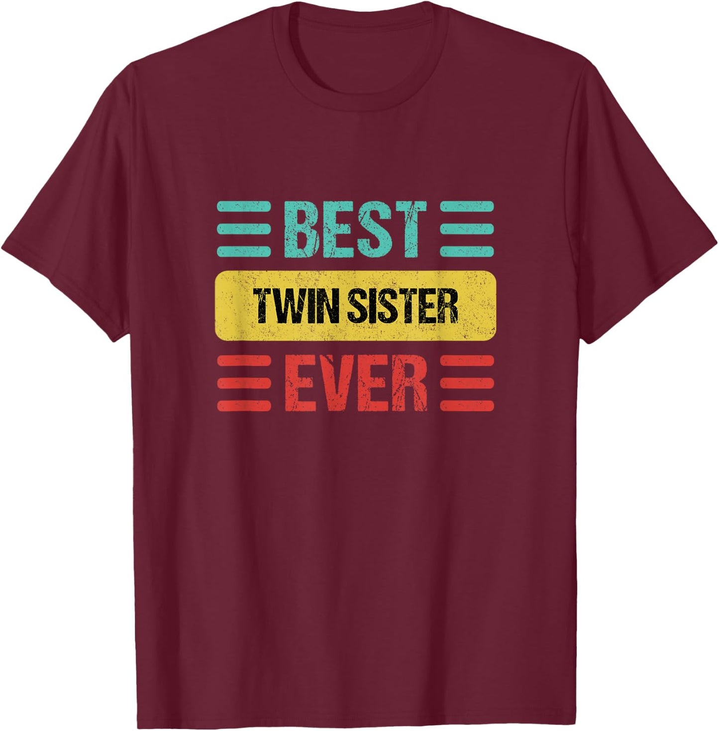Twin Sister T-Shirt - T-Shirt | Maroon