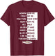 Woman Fear Me Fish Fear Me Men Turn Their Eyes Away Me T-Shirt - T-Shirt | Maroon
